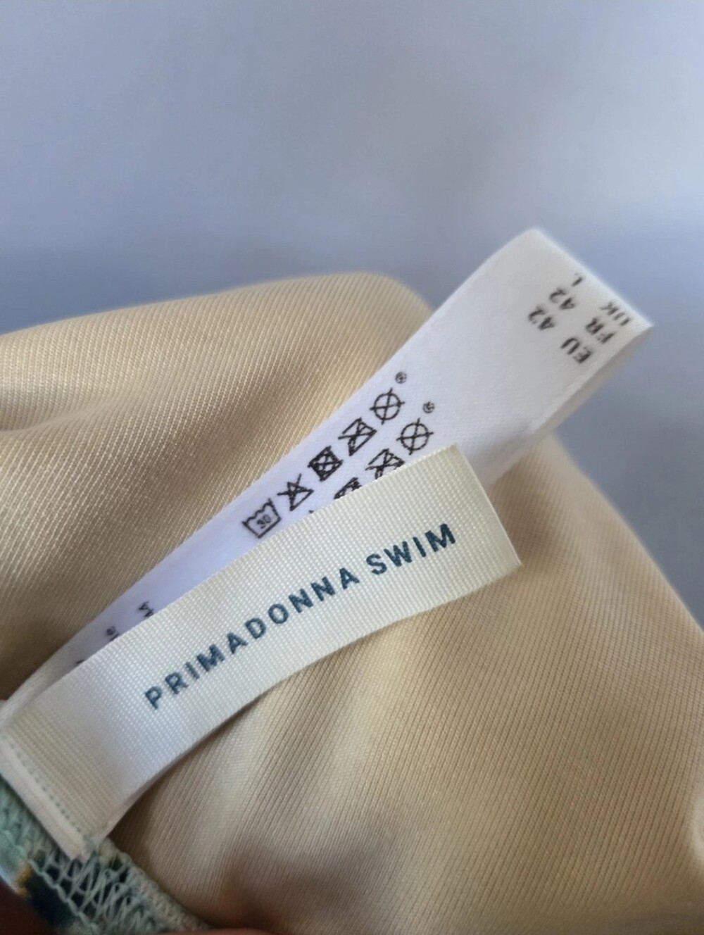 WOMENS PRIMADONA SWIM BELGIUM GREEN PRINT 2 PART BIKINI SWIMMING SUIT SET XL/DD - Picture 5 of 7